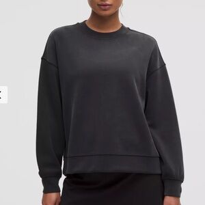 Lululemon Softstreme Oversized Cropped Crewneck Pullover